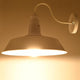DIY Industrial Barn Style Light Wall Lamp White 14 in