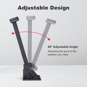 DIY Universal Golf Cart Gun Rack Holder Stand-up for 2 Guns