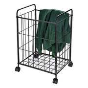 DIY Rolling Laundry Hamper Metal Frame & Canvas Basket 16x12x24