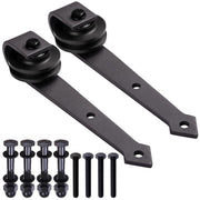 DIY Sliding Barn Wood Door Replacement Roller Pair Style/Color Options