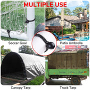 DIY 25X 6in 8in 9in Opt Ball Bungee Tarp Canopy Cord Loop