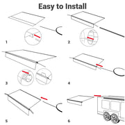 DIY Slide Out Awning Replacement RV Trailer 16ft (15'2"x8')