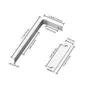 DIY Roof Rack Awning Hardware Mounting Brackets(L&I)