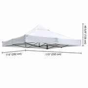 10x10ft PopUp Canopy Replacement Top Vent (9'7"x9'7")