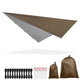 DIY Waterproof Camping Tarp Shelter UV50+ PU3,000mm 13x10ft