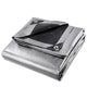 DIY 10x12 ft Heavy-Duty Tarp Shelter Cover Tarpaulin, Silver