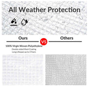 DIY Heavy-Duty Tarp Waterproof Tarpaulin Clear Cover