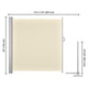 DIY Retractable Side Awning Privacy Screen Shade 5x10ft(1.6x3m)