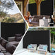 DIY Retractable Side Awning Privacy Screen Shade 5x10ft(1.6x3m)