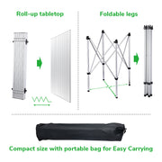 DIY Lightweight Foldable Camping Table 27"x26"