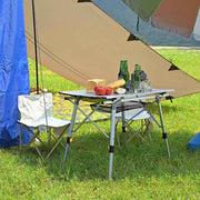 DIY Foldable Camping Table Lightweight 35"x20"x(17" to 26")