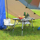DIY Foldable Camping Table Lightweight 35"x20"x(17" to 26")