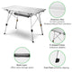 DIY Foldable Camping Table Lightweight 35"x20"x(17" to 26")