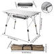 DIY Foldable Camping Table Lightweight 35"x20"x(17" to 26")