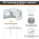 DIY 10 x 10 ft Outdoor Wedding Party Tent w/ 4 Sidewalls Color Optional
