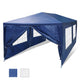 10 x 20 ft Outdoor Wedding Party Tent w/ 6 Sidewalls Color Optional