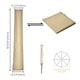 DIY Outdoor Patio Umbrella Cover for 13ft Umbrellas Red/Tan