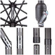 DIY 9 Foot Tilting Patio Umbrella with Light 3-Tiered