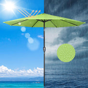 DIY 9 ft Tilting Outdoor Patio Umbrella 220g Yarn-dyed Canopy UV50+