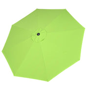 DIY 9 ft Tilting Outdoor Patio Umbrella 220g Yarn-dyed Canopy UV50+