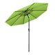 DIY 10 ft Tilting Outdoor Patio Umbrella 220g Yarn-dyed Canopy UV50+