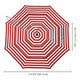 DIY 10 ft Patio Umbrella Replacement Canopy 8-Rib 3-Tiered
