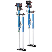 50"-64" Aluminum Drywall Stilts Blue Silver Options