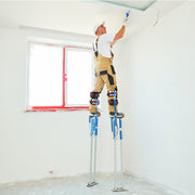 50"-64" Aluminum Drywall Stilts Blue Silver Options