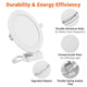 DIY 3W LED Dimmable Ceiling Recessed Lighting 12ct/Pack