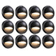 DIY 12 Pack Round Deck Step Light Warm White 12-24V
