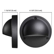 DIY 12 Pack Round Deck Step Light Warm White 12-24V