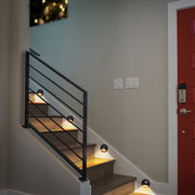DIY 12 Pack Round Deck Step Light Warm White 12-24V