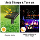 DIY 100LEDs Solar String Light 37ft Decorative Lighting