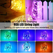 DIY Christmas Fairy Light APP Bluetooth Remote Control 33ft
