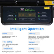 3D Vacuum Heat Transfer Press Sublimation Machine