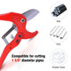 DIY 1-5/8" Pex Ratcheting Crimp Tool Red