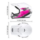 DIY AHR Youth Dirt Bike Helmet H-VEN12 DOT Pink