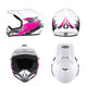 DIY AHR Youth Dirt Bike Helmet H-VEN12 DOT Pink