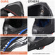 DIY Dirt Bike Helmet Mens Full Face MX Helmet DOT Black Blue