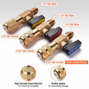 DIY Ball Valve & Fittings for R410a AC System
