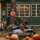 DIY Halloween Flag Double Sided Small Front Door Flag 12x18"