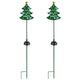 DIY Solar Garden Christmas Stake Lights Xmas Tree 2ct/Pack