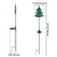 DIY Solar Garden Christmas Stake Lights Xmas Tree 2ct/Pack