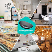 DIY Bathroom Sink Tempered Glass Countertop Sink Oval Gray 22x14"