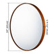DIY 24" Round Bathroom Mirror for Hallway Vanity Bedroom Wall