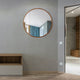 DIY 24" Round Bathroom Mirror for Hallway Vanity Bedroom Wall