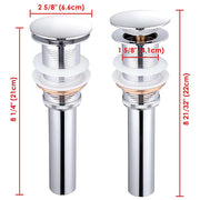 DIY 1 5/8" Bathroom Vessel Sink Pop-Up Drain