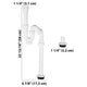 DIY 1 1/4" S-Trap Slip-Joint Plumbing Traps ABS Plastic