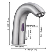 DIY Auto Sensor Touchless Bathroom Faucet Hot & Cold 7"