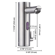 DIY Auto Sensor Touchless Bathroom Faucet Hot & Cold 8"